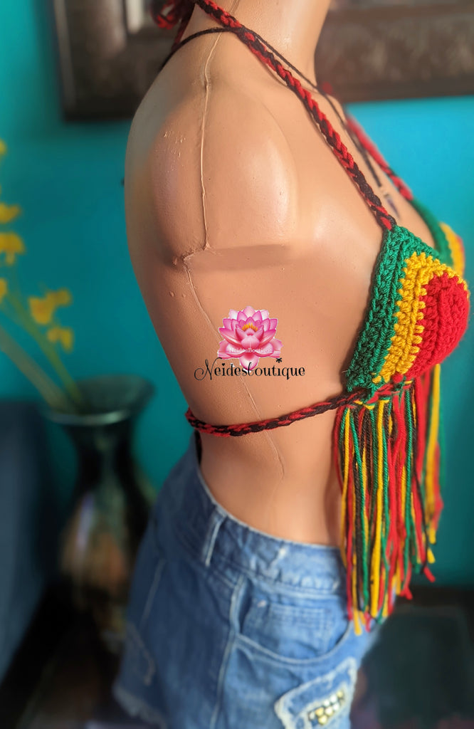 rasta bralette
