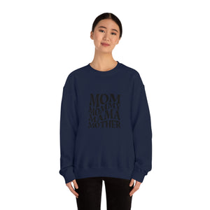 Mama Mother Mom sweatshirt, Gift for mom, Christmas gift for her, workout clothes, yoga wear for her, for him,Birthday gift for her,Galantine travel sweatshirt, Unisex Heavy Blend