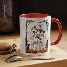 Halloween Mug spooky season mug it's the most wonderful time of the year mug fall leaves and spiders Coffee Mug Christmasgift Funny bestie