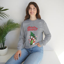 Funny Cat Christmas sweater funny Kitty Christmas tree sweatshirt Family Cat lover gift for gift for him Merry Bright Christmas sweatshirt
