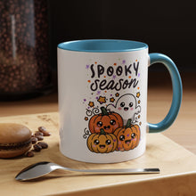 Cute Ghost Halloween Mug spooky season mug Spooky season mug of the year mug fall leaves and spiders Coffee Mug Christmas gift Funny bestie