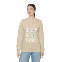 Good Vibes Sweatshirt, Unisex Heavy Blend™ Crewneck Sweatshirt