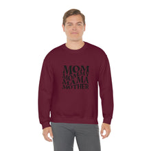 Mama Mother Mom sweatshirt, Gift for mom, Christmas gift for her, workout clothes, yoga wear for her, for him,Birthday gift for her,Galantine travel sweatshirt, Unisex Heavy Blend