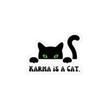 Karma is cat sticker funny swift gift cat lover gift for her bestfriend gift Kiss-Cut Stickers Halloween stickers bearrainbow sticker moon