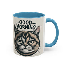 Grumpy cat mug good morning cat Coworker gift Christmas mug Funny cat mug cat lover Mug cat lovers coffee mug Catlady gift Cat mom pet owner