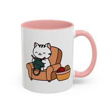 Cute cat knitting mug coffee mug crochet coffee yarn lover Mug Coffee Cup It's a Good Day to start fresh Mug, coworker Gift Mug for Coffee