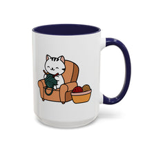 Cute cat knitting mug coffee mug crochet coffee yarn lover Mug Coffee Cup It's a Good Day to start fresh Mug, coworker Gift Mug for Coffee