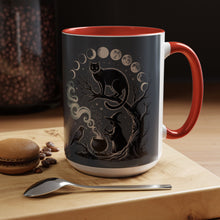 Halloween witchy mug Mystical moon phases mug Witchy vibes gift magical hands Magic lover Mug Cat Gift for coffee mug Cat mom Christmas