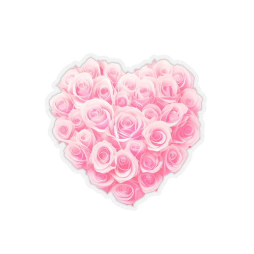 Heart of roses sticker pink heart sticker selfcare sticker life Motivating sticker keep trying sticker gift forher giftforhim girlboss gift