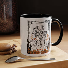 Halloween Mug spooky season mug it's the most wonderful time of the year mug fall leaves and spiders Coffee Mug Christmasgift Funny bestie