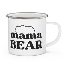 Mama Bear Mug, gift for Mom, gift for wife, Christmas gift for her Enamel Camping Mug