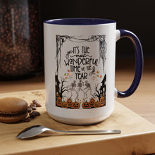 Halloween Mug spooky season mug it's the most wonderful time of the year mug fall leaves and spiders Coffee Mug Christmasgift Funny bestie