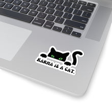 Karma is cat sticker funny swift gift cat lover gift for her bestfriend gift Kiss-Cut Stickers Halloween stickers bearrainbow sticker moon