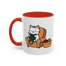 Cute cat knitting mug coffee mug crochet coffee yarn lover Mug Coffee Cup It's a Good Day to start fresh Mug, coworker Gift Mug for Coffee
