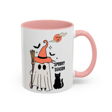 Spooky season mug Halloween Mug spooky season mug witchy ghost mug orange moon mug bats Coffee Mug Christmas gift Funny bestie Mug broom mug