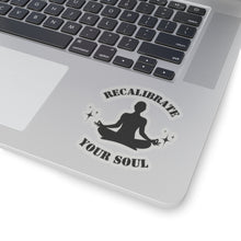 Recalibrate sticker Meditate stickers yoga mode gift cat lover gift for her bestfriend gift KissCut Stickers Halloween stickers yoga sticker
