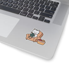 Knitting cat sticker Crochet yarn sticker crochet lover sticker yarn knit sticker gift for her bestfriend gift KissCut Stickers Halloween stickers yoga sticker
