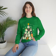 Cat Christmas sweater Kitty Christmas tree sweatshirt Family Cat lover gift for gift for him Merry Bright Christmas sweatshirt Christmas