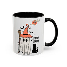 Spooky season mug Halloween Mug spooky season mug witchy ghost mug orange moon mug bats Coffee Mug Christmas gift Funny bestie Mug broom mug