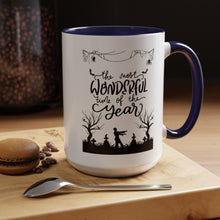 Halloween Mug spooky season mug it's the most wonderful time of the year mug fall leaves and spiders Coffee Mug Christmasgift Funny bestie