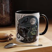 Halloween witchy mug Mystical moon mug Witchy vibes gift magical hands Magic lover Mug Cat Gift for cat lovers coffee mug Cat mom Christmas