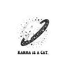 Karma is cat sticker Celestial funny swift gift cat lover gift for her bestfriend gift Kiss-Cut Stickers Halloween sticker scrapbook sticker