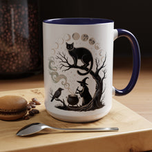 Halloween witchy mug Mystical moon phases mug Witchy vibes gift magical hands Magic lover Mug Cat Gift for coffee mug Cat mom Christmas