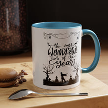 Halloween Mug spooky season mug it's the most wonderful time of the year mug fall leaves and spiders Coffee Mug Christmasgift Funny bestie