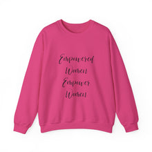 Empowered women empower women sweater knitting sweater Crochet lover sweater yarn lover gift valentines Day sweatshirt gift best friend gift for her