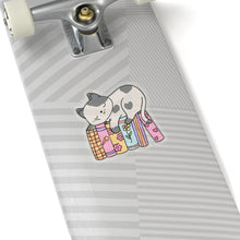 Karma is cat sticker funny cats books gift cat lover gift for her bestfriend gift Kiss-Cut Stickers Halloween stickers rainbow sticker moon