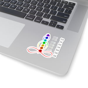 Chakra balancing sticker meditation gift chakra gift Kiss-Cut Stickers for Laptop, Journals, and Water Bottles | Tarot, Witchcraft witchy