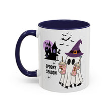 Spooky season mug Halloween Mug spooky season mug witchy ghost mug orange Haunted house mug bats Coffee Mug Christmas gift Funny bestie Mug