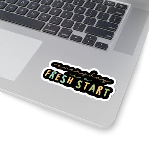 Everyday is a fresh start sticker Consistency is better than perfection sticker Planner motivational  bestie sticker motivational stickers