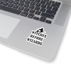 Witches before wizards sticker funny witch gift funny mom gift bestfriend gift Kiss-Cut Stickers Halloween stickers bearrainbow sticker