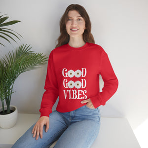 Good Vibes Sweatshirt, Unisex Heavy Blend™ Crewneck Sweatshirt