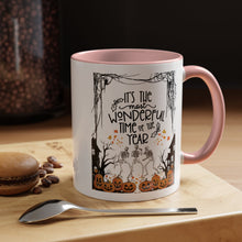 Halloween Mug spooky season mug it's the most wonderful time of the year mug fall leaves and spiders Coffee Mug Christmasgift Funny bestie