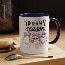 Cute Ghosts Halloween Mug spooky season mug Spooky season mug of the year mug fall leaves and spiders Coffee Mug Christmas gift Funny bestie