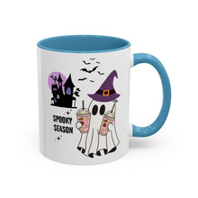 Spooky season mug Halloween Mug spooky season mug witchy ghost mug orange Haunted house mug bats Coffee Mug Christmas gift Funny bestie Mug