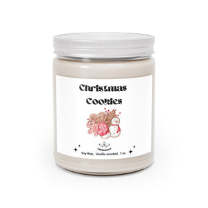 Christmas Cookies candle,Christmas gift,Funny candle, best friend gift,Vanilla scented candle, Birthday hand-poured candle,No fucks candle