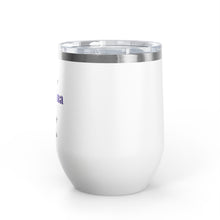 Bride Name Personalized Wine Tumbler — Custom 12oz Bridal Party Gift (includes name & wedding date)