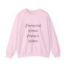 Empowered women empower women sweater knitting sweater Crochet lover sweater yarn lover gift valentines Day sweatshirt gift best friend gift for her