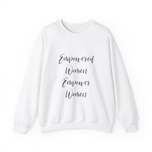 Empowered women empower women sweater knitting sweater Crochet lover sweater yarn lover gift valentines Day sweatshirt gift best friend gift for her