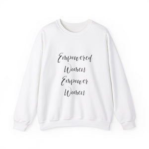 Empowered women empower women sweater knitting sweater Crochet lover sweater yarn lover gift valentines Day sweatshirt gift best friend gift for her