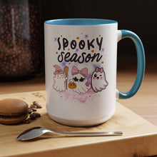 Cute Ghosts Halloween Mug spooky season mug Spooky season mug of the year mug fall leaves and spiders Coffee Mug Christmas gift Funny bestie