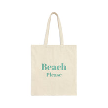 Beach please tote mint bag salty bag tote best friend gift Cotton Canvas Tote Bag crochet lover gift birthday gift for her gift for him