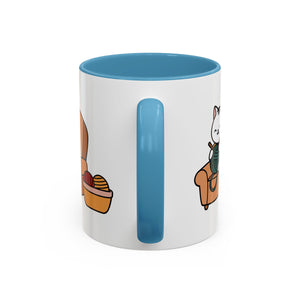 Cute cat knitting mug coffee mug crochet coffee yarn lover Mug Coffee Cup It's a Good Day to start fresh Mug, coworker Gift Mug for Coffee