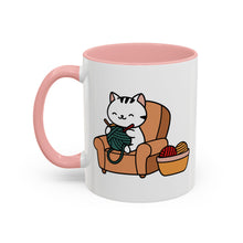 Cute cat knitting mug coffee mug crochet coffee yarn lover Mug Coffee Cup It's a Good Day to start fresh Mug, coworker Gift Mug for Coffee