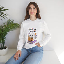 Halloween Season sweater Spooky season fall ghost sweater book lover gift birthday gift Halloween Sweatshirt   best friend gift Unisex