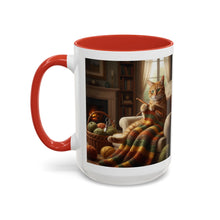 Cute Orange cat knitting mug Crochet cat coffee mug coffee yarn lover Mug Coffee Cup It's a Good Day to start fresh Mug, coworker Gift Mug for Coffee
