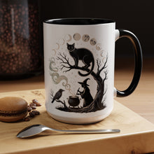 Halloween witchy mug Mystical moon phases mug Witchy vibes gift magical hands Magic lover Mug Cat Gift for coffee mug Cat mom Christmas